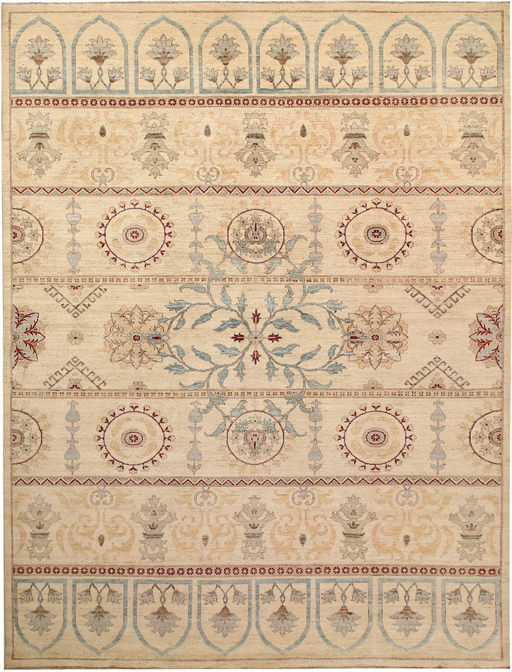 Bisque Oushak 9' x 11' 9 - No. 67359 - ALRUG Rug Store
