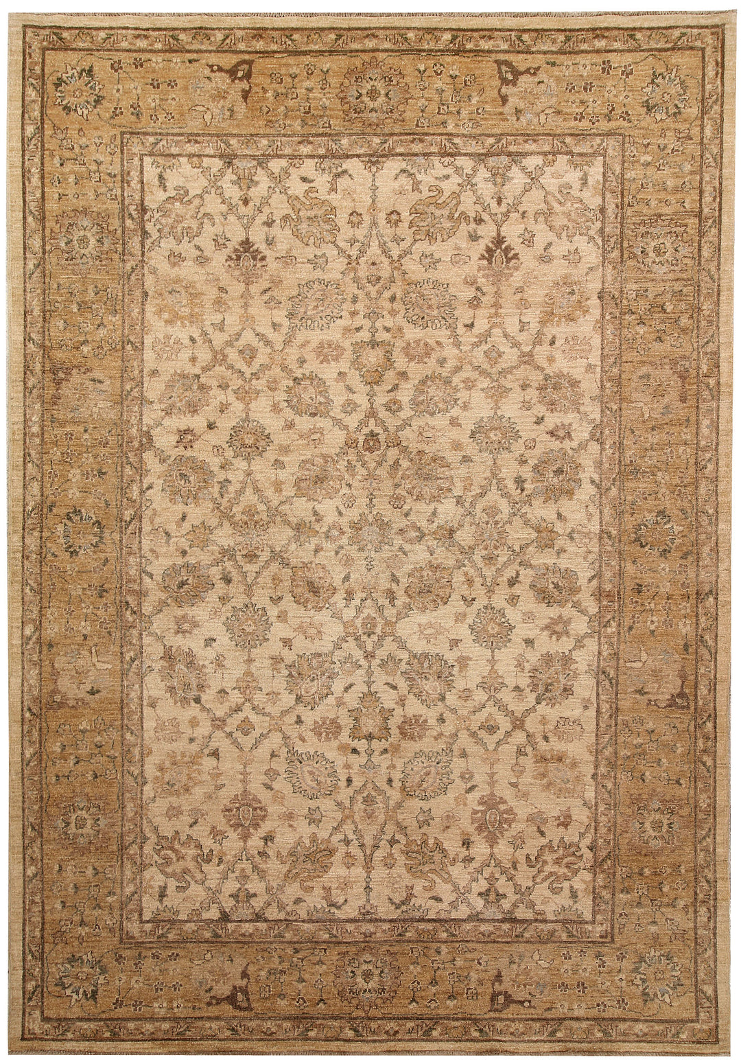 Tan Oushak 6' 4 x 9' 1 - No. 67360 - ALRUG Rug Store