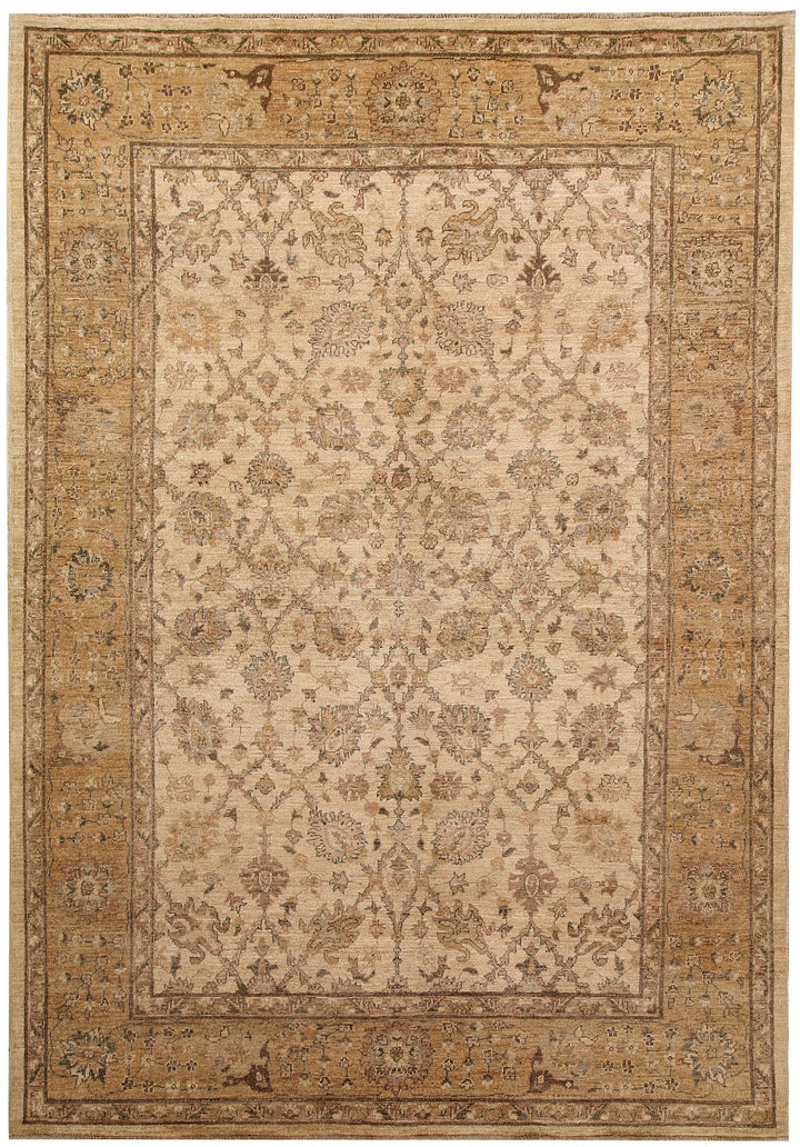 Tan Oushak 6' 4 x 9' 1 - No. 67360 - ALRUG Rug Store