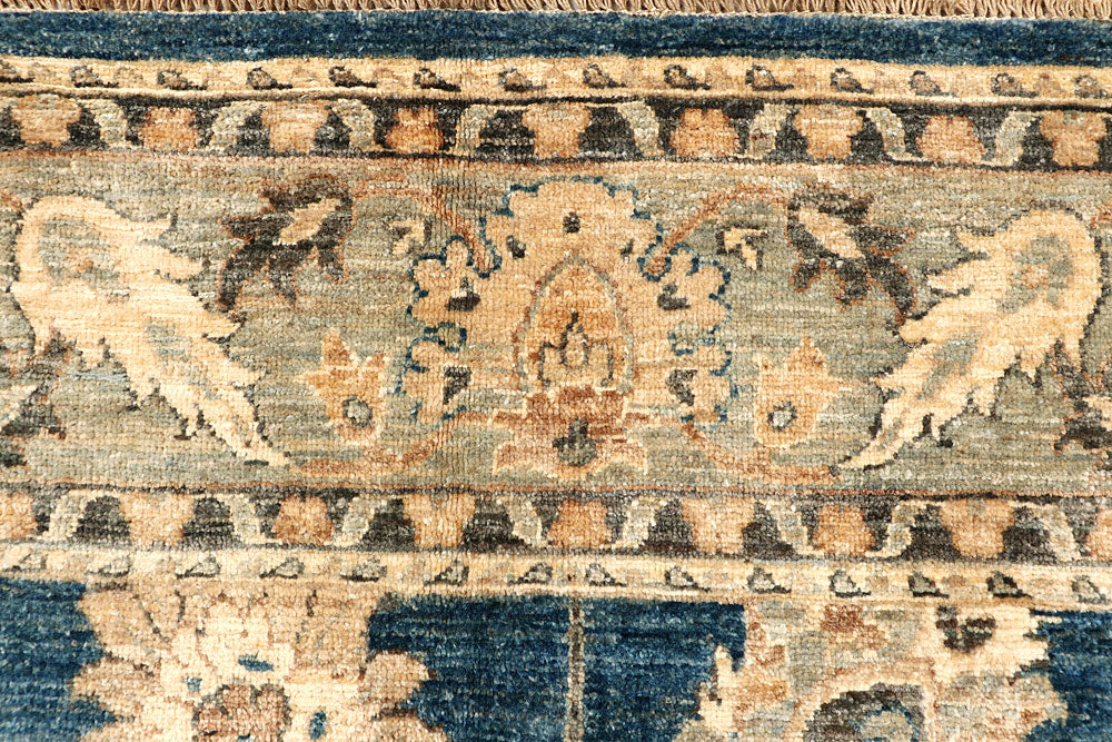 Steel Blue Oushak 4' 3 x 16' 6 - No. 67365 - ALRUG Rug Store