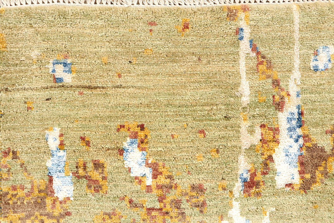 Multi Colored Abstract 3'  11" x 6'  5" - No. QA86204