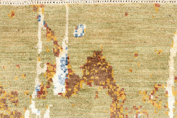 Multi Colored Abstract 3'  11" x 6'  5" - No. QA86204