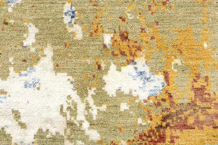 Multi Colored Abstract 3'  11" x 6'  5" - No. QA86204