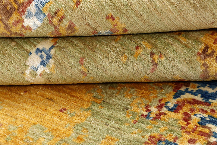 Multi Colored Abstract 3'  11" x 6'  5" - No. QA86204