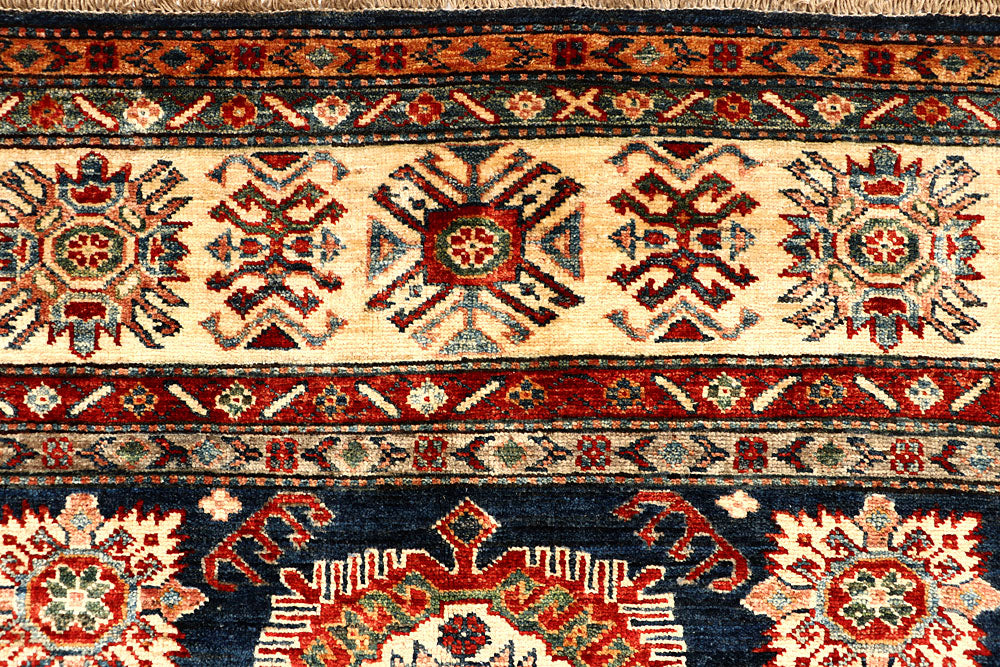 Dark Blue Kazak 4' 11 x 6' 8 - No. 67369 - ALRUG Rug Store