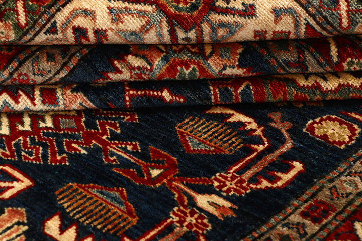 Dark Blue Kazak 4' 11 x 6' 8 - No. 67369 - ALRUG Rug Store
