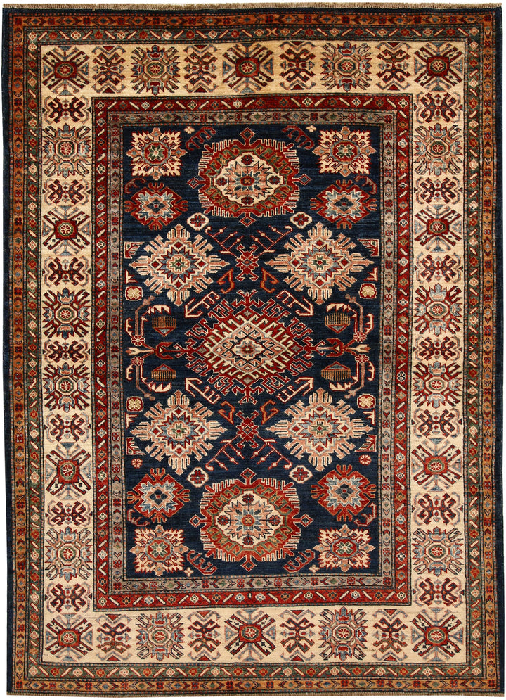 Dark Blue Kazak 4' 11 x 6' 8 - No. 67369 - ALRUG Rug Store