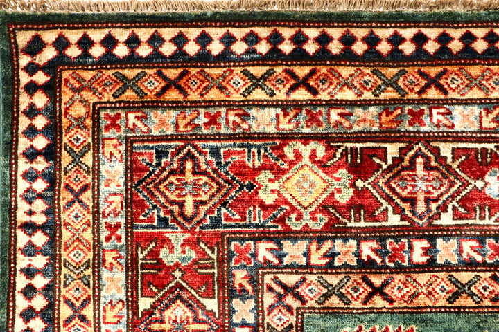 Darkgreen Kazak 5' 9 x 8' 9 - No. 67370 - ALRUG Rug Store