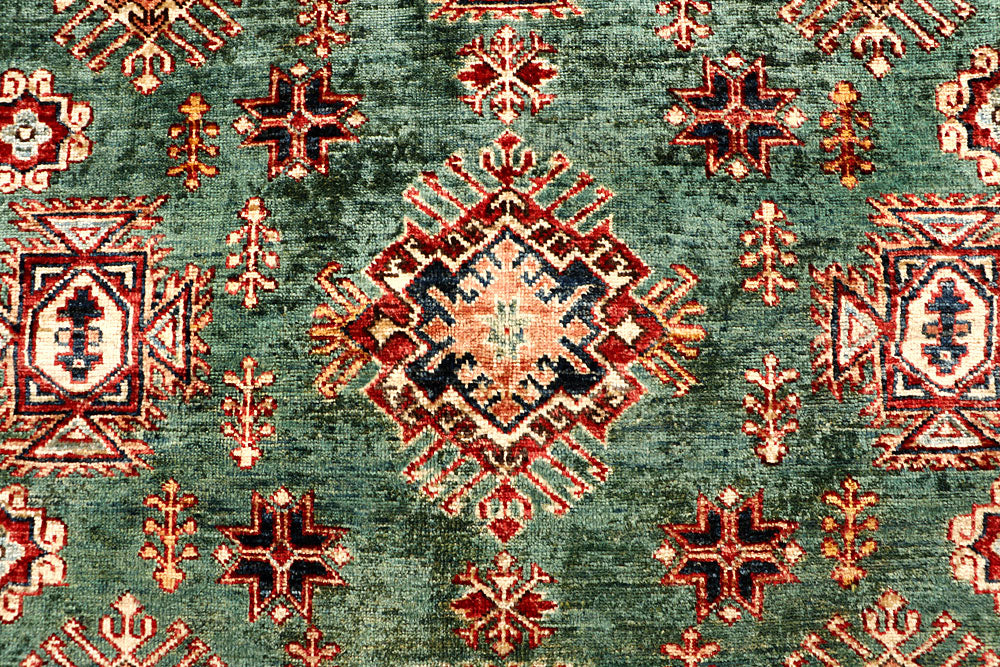 Darkgreen Kazak 5' 9 x 8' 9 - No. 67370 - ALRUG Rug Store
