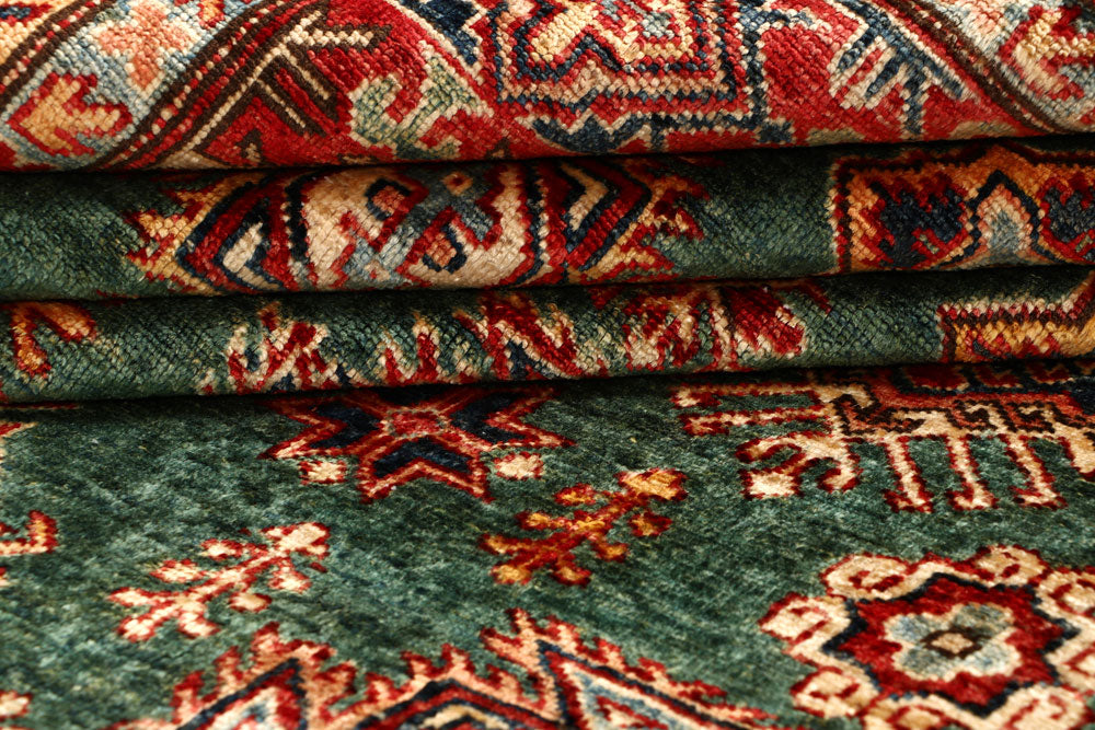 Darkgreen Kazak 5' 9 x 8' 9 - No. 67370 - ALRUG Rug Store