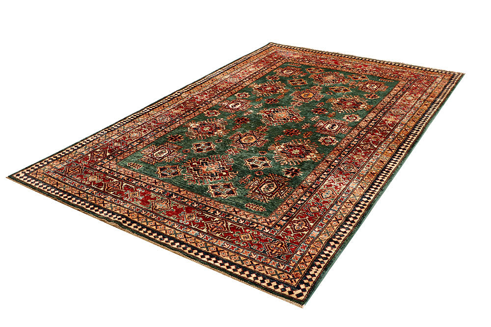 Darkgreen Kazak 5' 9 x 8' 9 - No. 67370 - ALRUG Rug Store