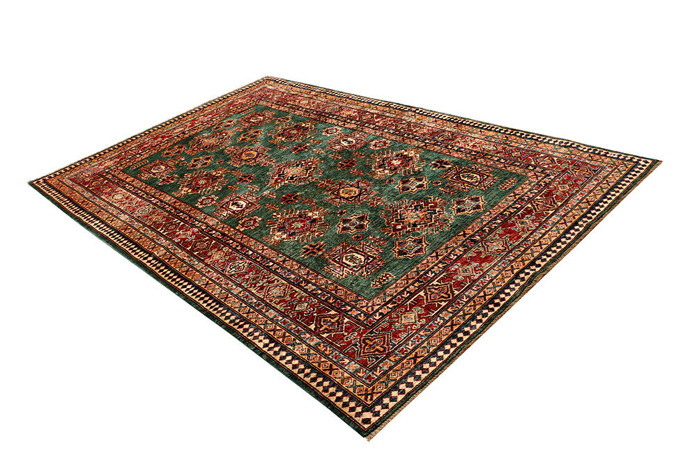 Darkgreen Kazak 5' 9 x 8' 9 - No. 67370 - ALRUG Rug Store