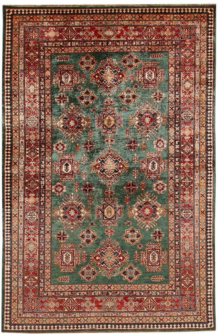 Darkgreen Kazak 5' 9 x 8' 9 - No. 67370 - ALRUG Rug Store
