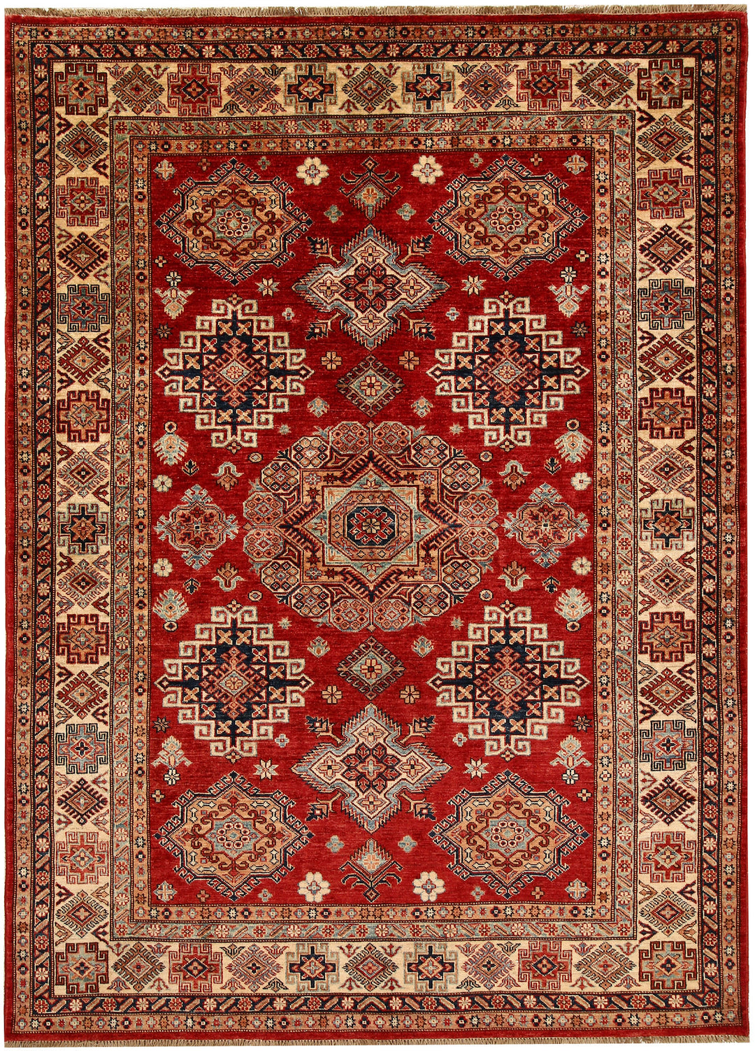 Firebrick Kazak 5' 8 x 7' 10 - No. 67372 - ALRUG Rug Store