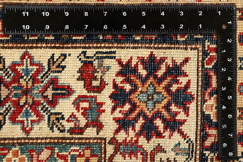 Light Slate Grey Kazak 5' 7 x 8' - No. 67373 - ALRUG Rug Store