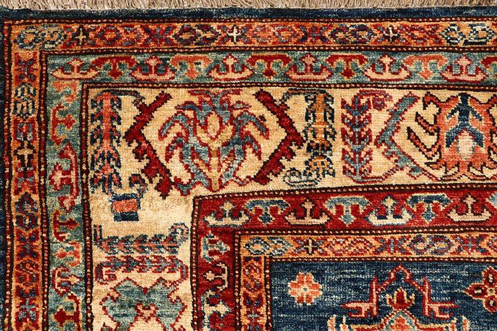 Dark Blue Kazak 4' 10 x 7' 1 - No. 67374 - ALRUG Rug Store