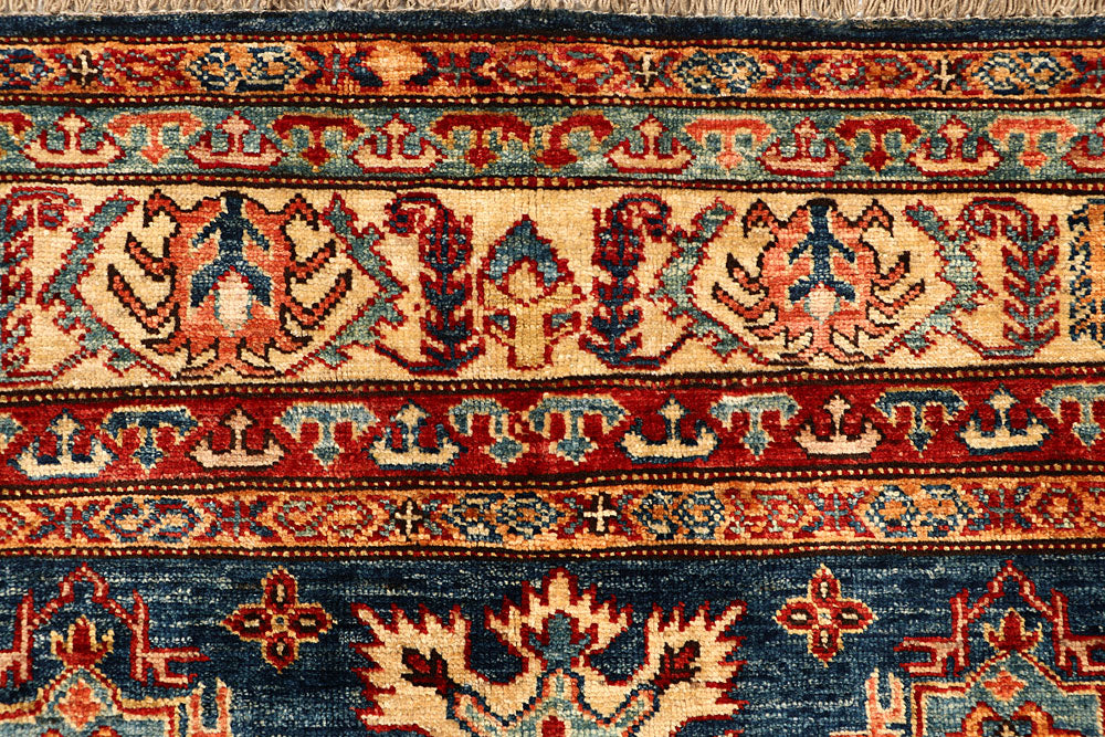 Dark Blue Kazak 4' 10 x 7' 1 - No. 67374 - ALRUG Rug Store