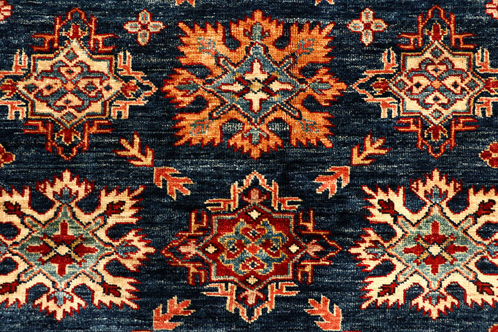 Dark Blue Kazak 4' 10 x 7' 1 - No. 67374 - ALRUG Rug Store