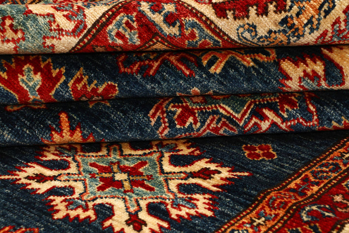 Dark Blue Kazak 4' 10 x 7' 1 - No. 67374 - ALRUG Rug Store