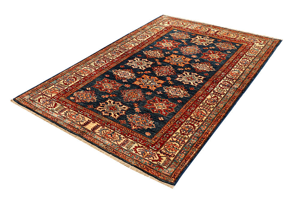 Dark Blue Kazak 4' 10 x 7' 1 - No. 67374 - ALRUG Rug Store