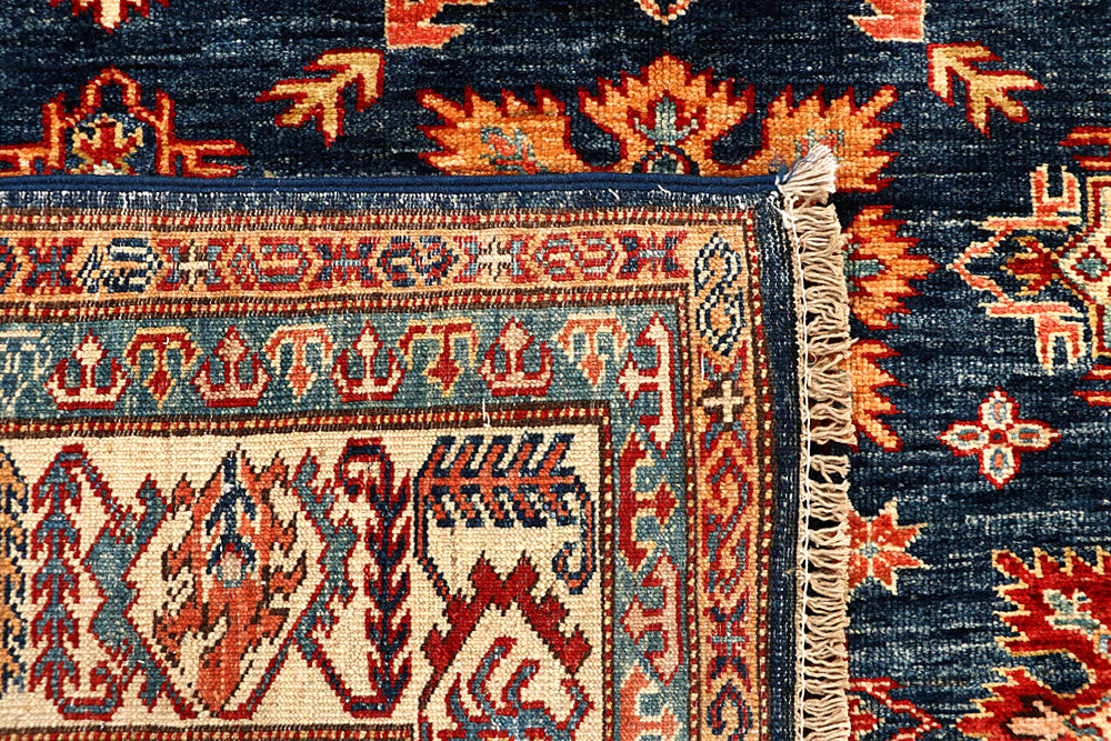 Dark Blue Kazak 4' 10 x 7' 1 - No. 67374 - ALRUG Rug Store