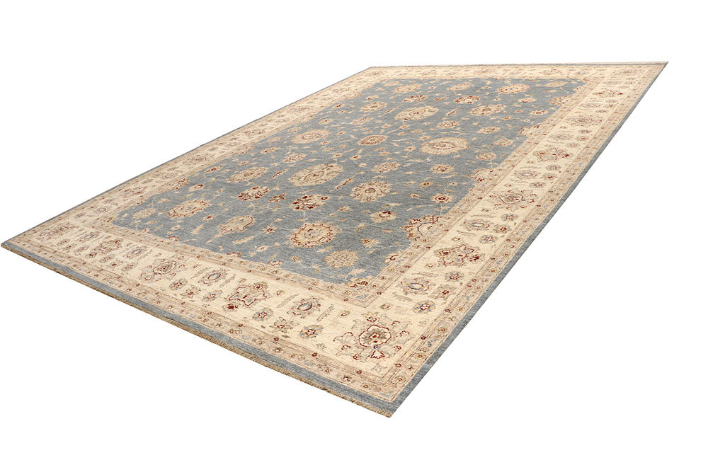 Dark Grey Ziegler 9' 11 x 13' 10 - No. 67377 - ALRUG Rug Store