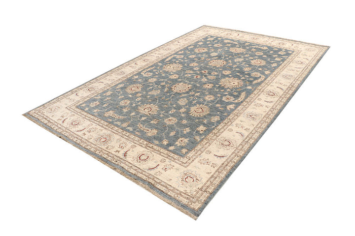 Light Slate Grey Ziegler 6' 4 x 9' 9 - No. 67379 - ALRUG Rug Store