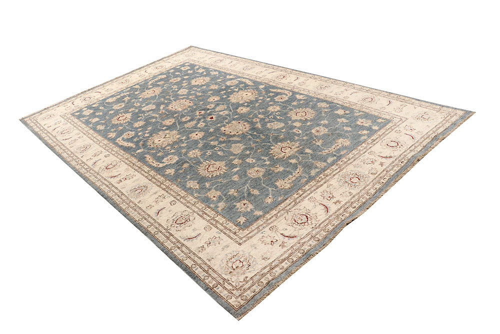 Light Slate Grey Ziegler 6' 4 x 9' 9 - No. 67379 - ALRUG Rug Store