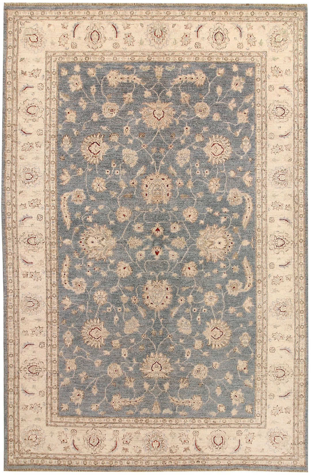 Light Slate Grey Ziegler 6' 4 x 9' 9 - No. 67379 - ALRUG Rug Store