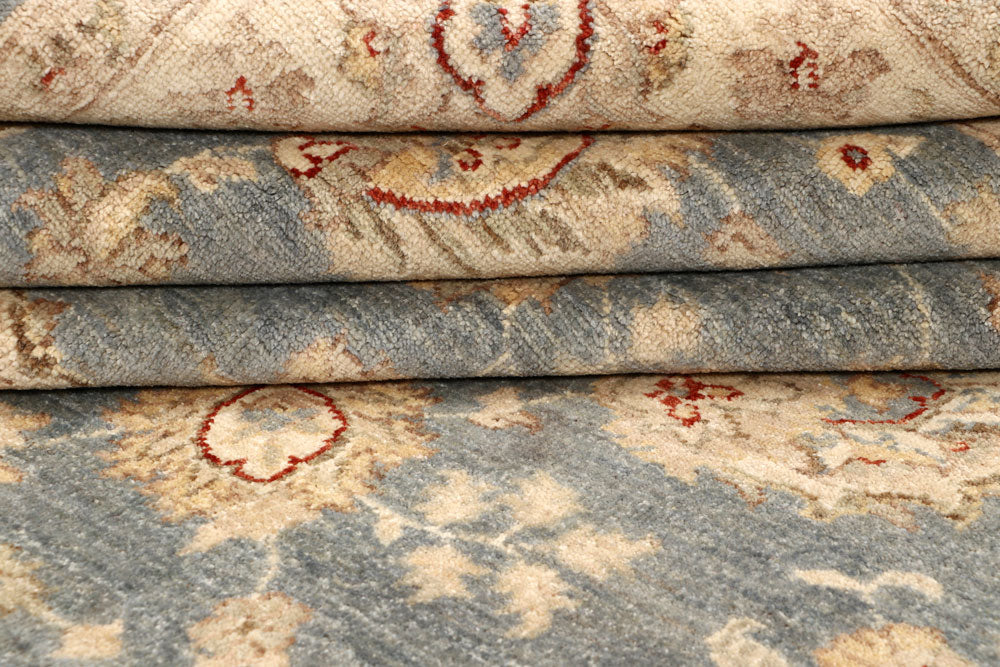 Light Slate Grey Ziegler 6' 7 x 9' 9 - No. 67380 - ALRUG Rug Store