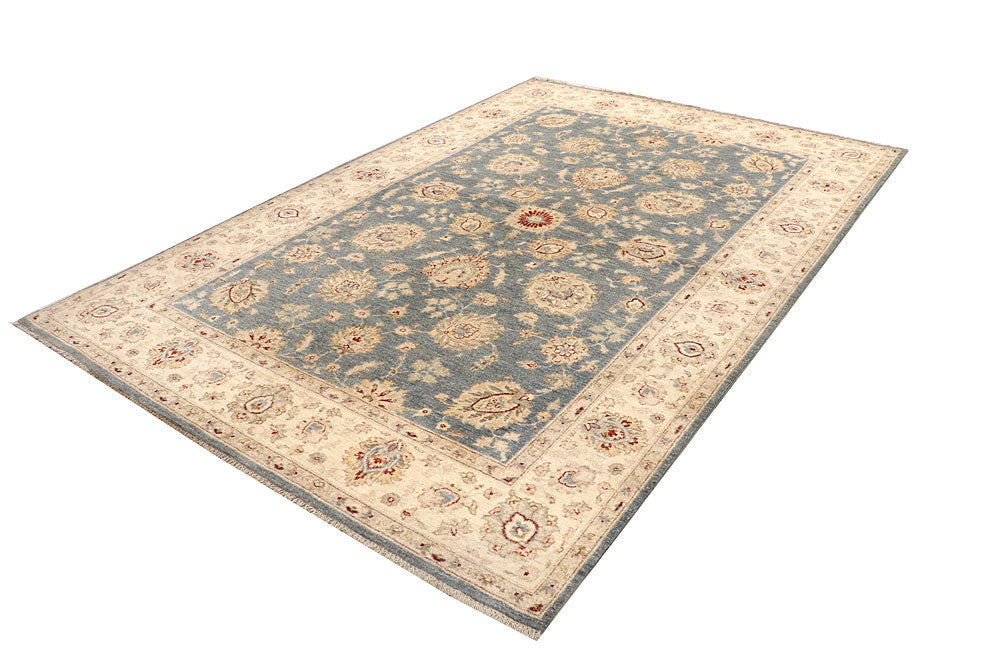 Light Slate Grey Ziegler 6' 7 x 9' 9 - No. 67380 - ALRUG Rug Store