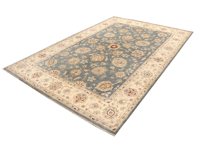 Light Slate Grey Ziegler 6' 7 x 9' 9 - No. 67380 - ALRUG Rug Store
