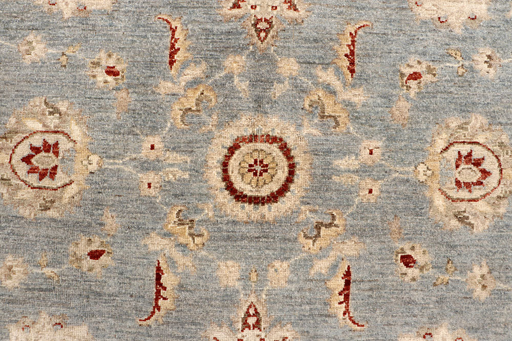 Silver Ziegler 6' 7 x 9' 9 - No. 67387 - ALRUG Rug Store