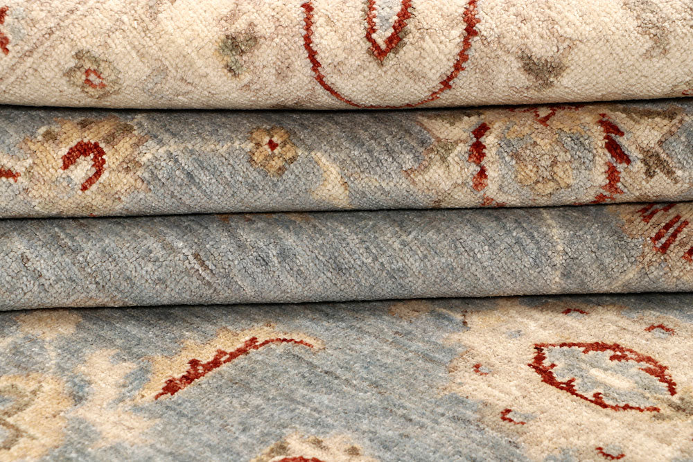 Silver Ziegler 6' 7 x 9' 9 - No. 67387 - ALRUG Rug Store