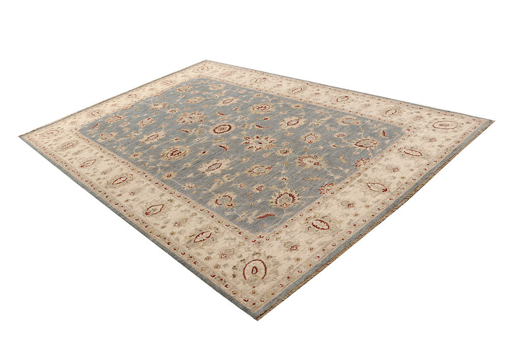 Silver Ziegler 6' 7 x 9' 9 - No. 67387 - ALRUG Rug Store