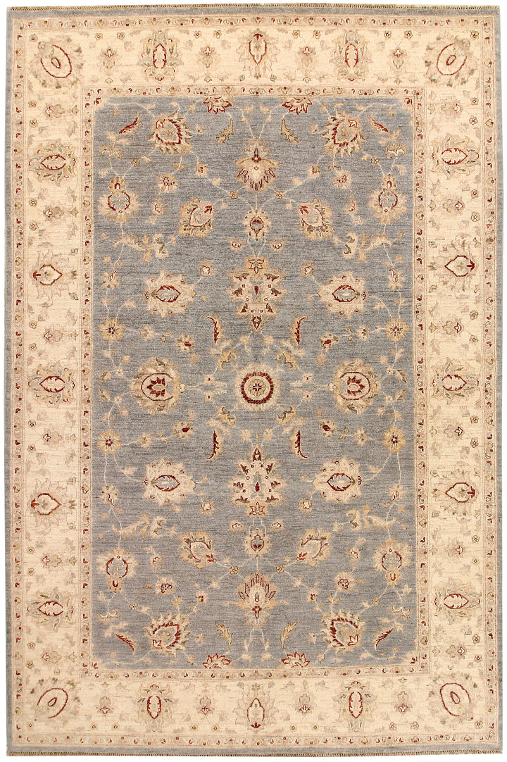 Silver Ziegler 6' 7 x 9' 9 - No. 67387 - ALRUG Rug Store