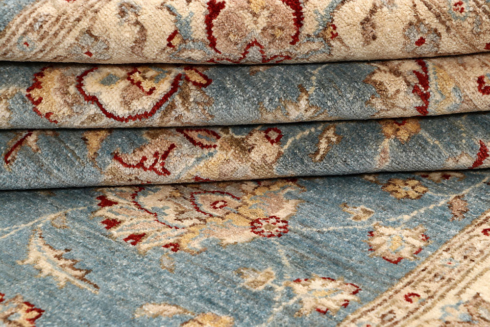 Light Slate Grey Ziegler 5' 8 x 8' - No. 67388 - ALRUG Rug Store