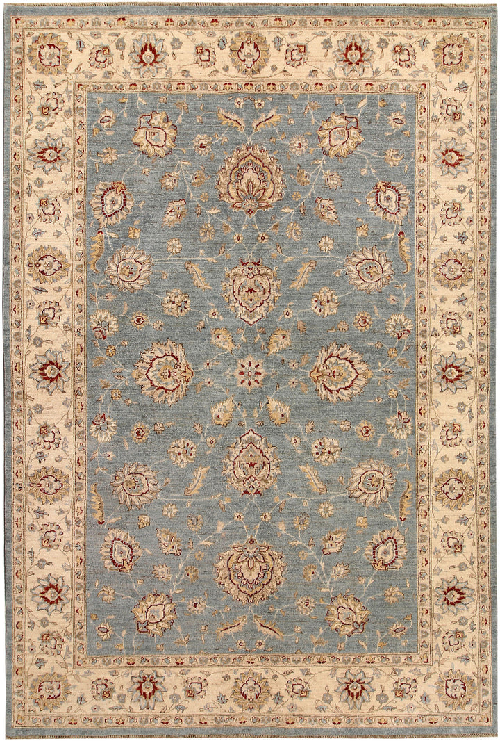 Silver Ziegler 6' 7 x 9' 10 - No. 67389 - ALRUG Rug Store