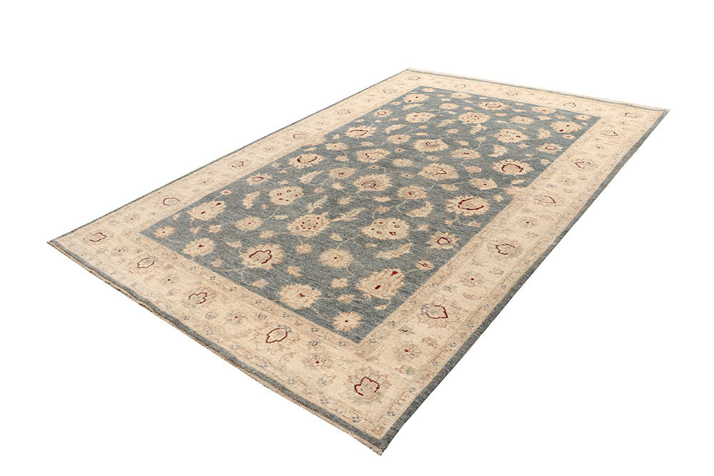 Silver Ziegler 6' 6 x 9' 9 - No. 67392 - ALRUG Rug Store