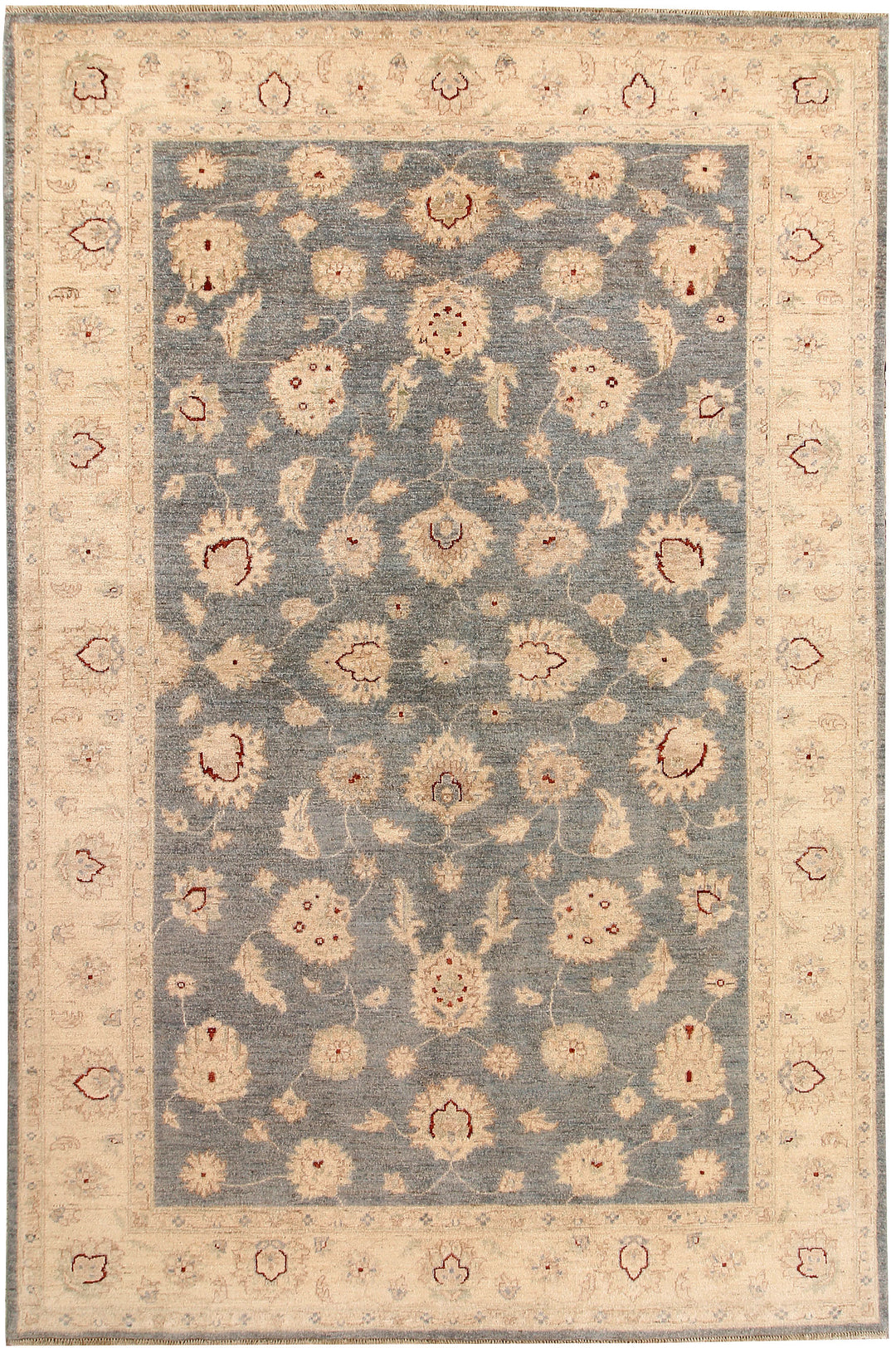 Silver Ziegler 6' 6 x 9' 9 - No. 67392 - ALRUG Rug Store