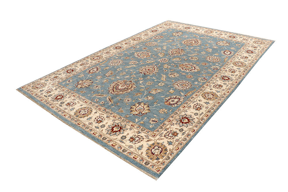 Light Slate Grey Ziegler 6' 6 x 9' 11 - No. 67394 - ALRUG Rug Store
