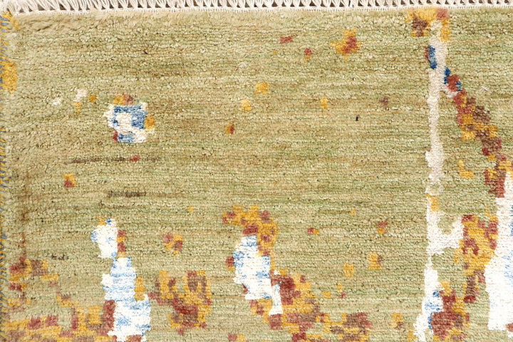 Multi Colored Abstract 4'  1" x 6'  6" - No. QA73152