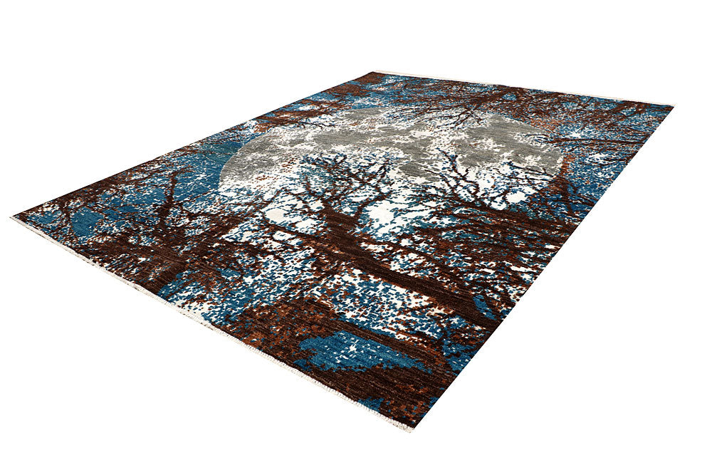 Multi Colored Abstract 8' x 10' 4 - No. 67398 - ALRUG Rug Store