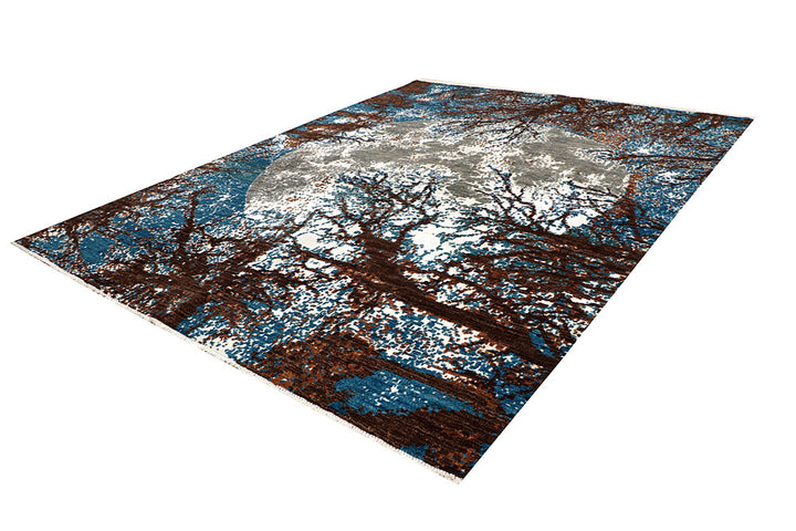 Multi Colored Abstract 8' x 10' 4 - No. 67398 - ALRUG Rug Store