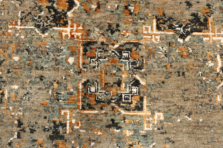 Multi Colored Abstract 8' 1 x 9' 9 - No. 67399 - ALRUG Rug Store