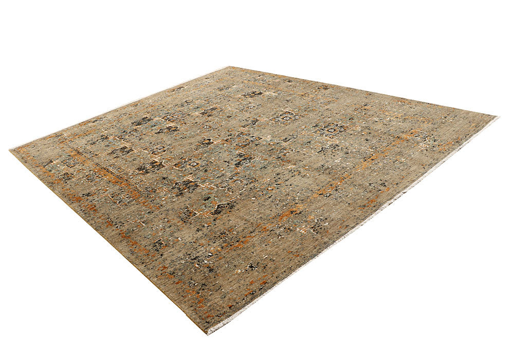 Multi Colored Abstract 8' 1 x 9' 9 - No. 67399 - ALRUG Rug Store