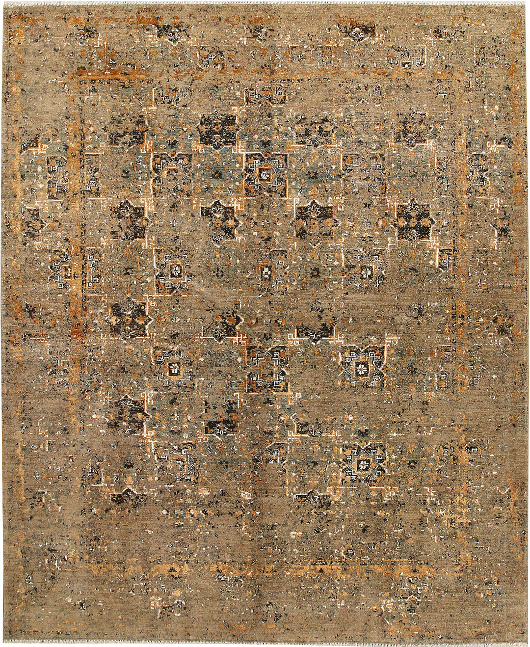 Multi Colored Abstract 8' 1 x 9' 9 - No. 67399 - ALRUG Rug Store