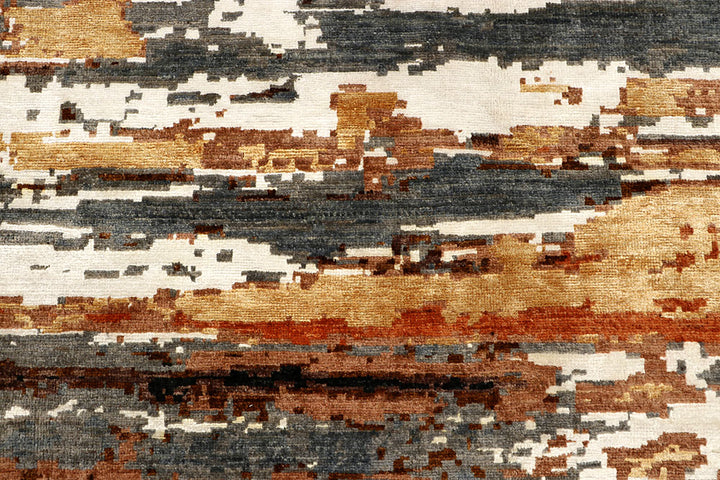 Multi Colored Abstract 8' 2 x 9' 9 - No. 67400 - ALRUG Rug Store