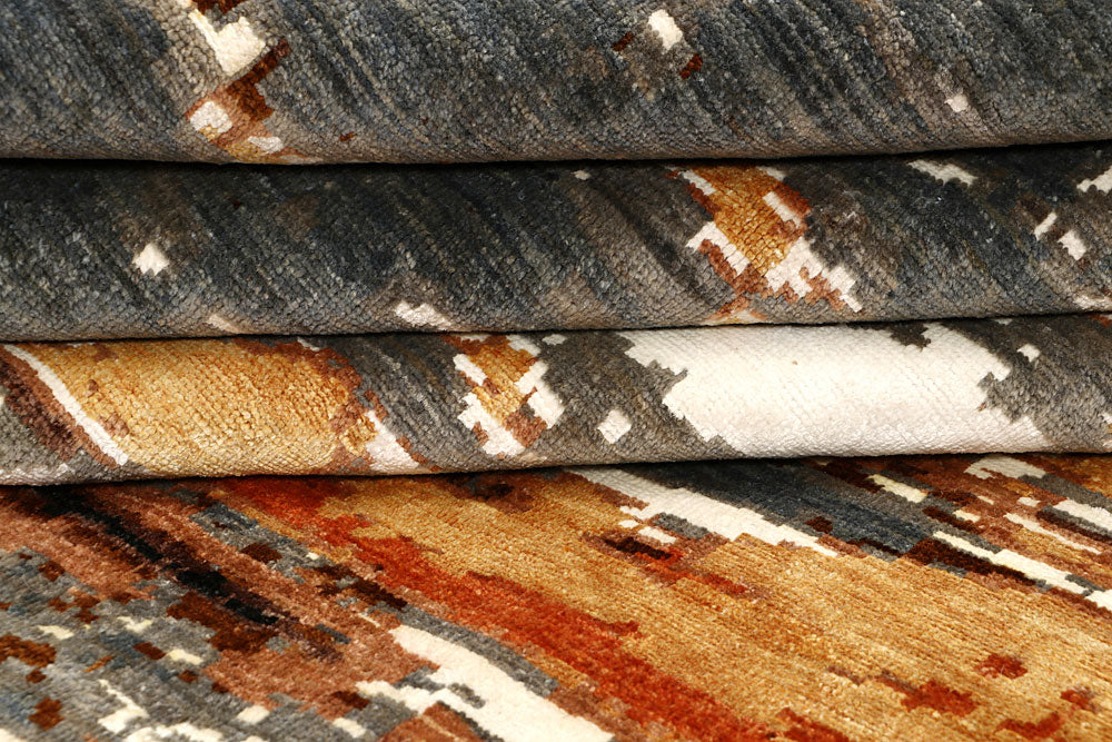 Multi Colored Abstract 8' 2 x 9' 9 - No. 67400 - ALRUG Rug Store