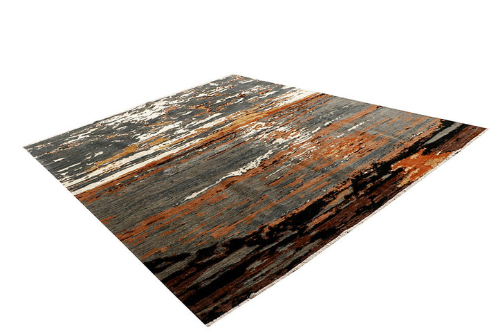 Multi Colored Abstract 8' 2 x 9' 9 - No. 67400 - ALRUG Rug Store